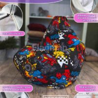 Кресло мешок Груша Макси Скочтгард (инфографика)