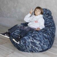 Кресло мешок макси (синий)