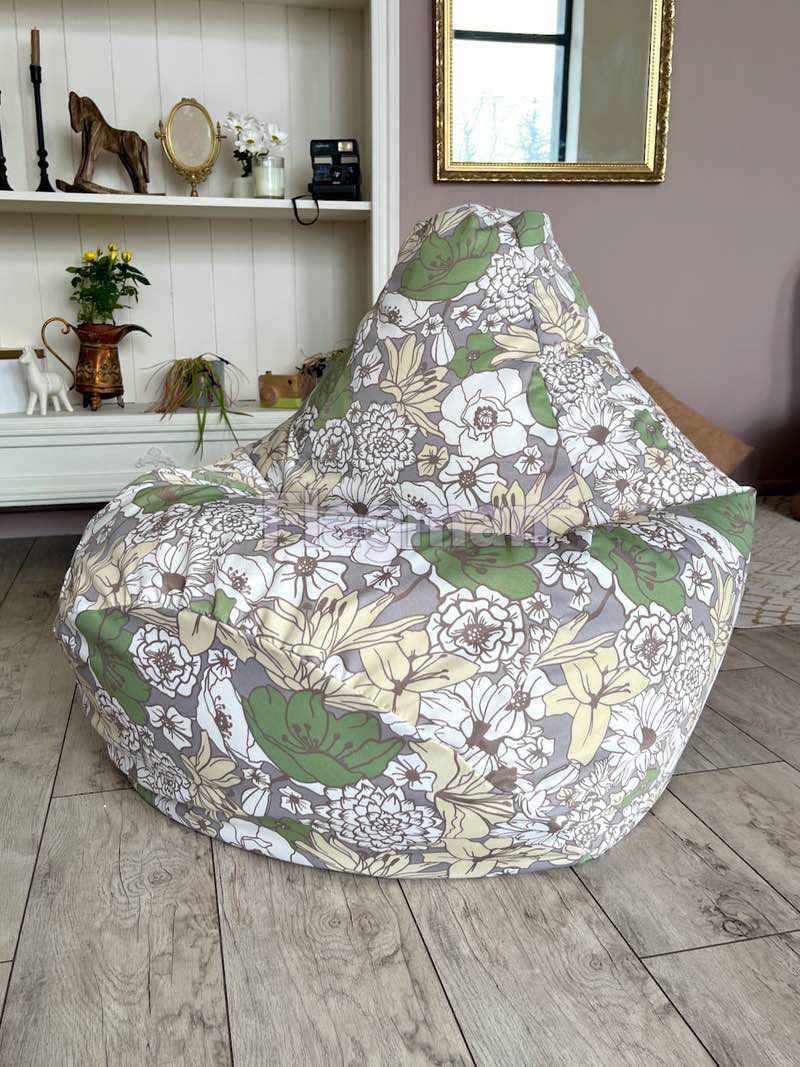 Г2.7-59 Цветы (зеленый, желтый) Макси 1