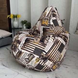 Кресла мешки ГРУШИ (велюр принтованные)